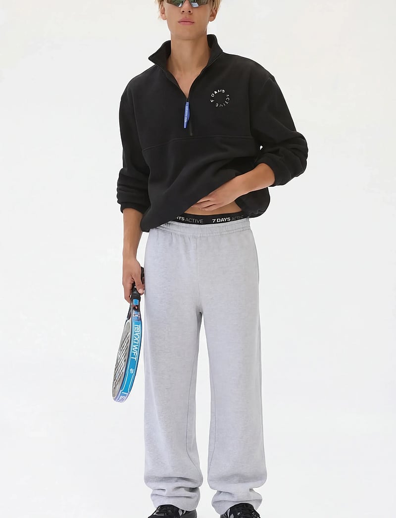 7 DAYS Active - Regular Half Zip Fleece - oberteile - 001 black - 4