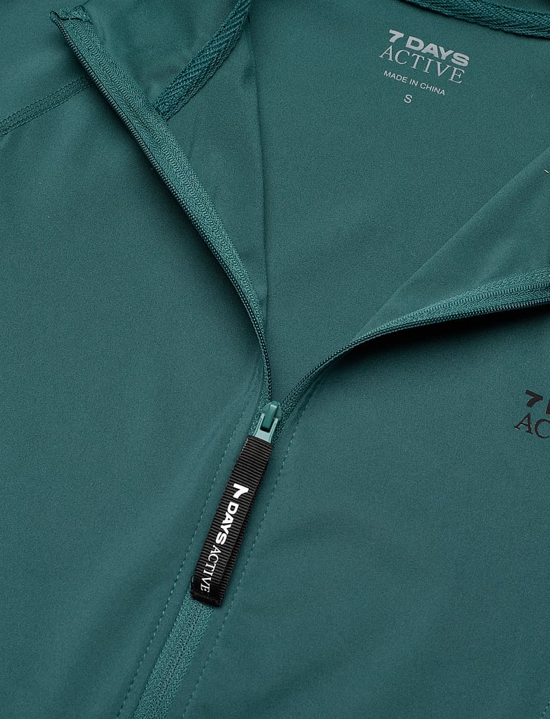 7 DAYS Active - Womens Full Zip Running Top - alussärgid - 045 mediterranea - 5