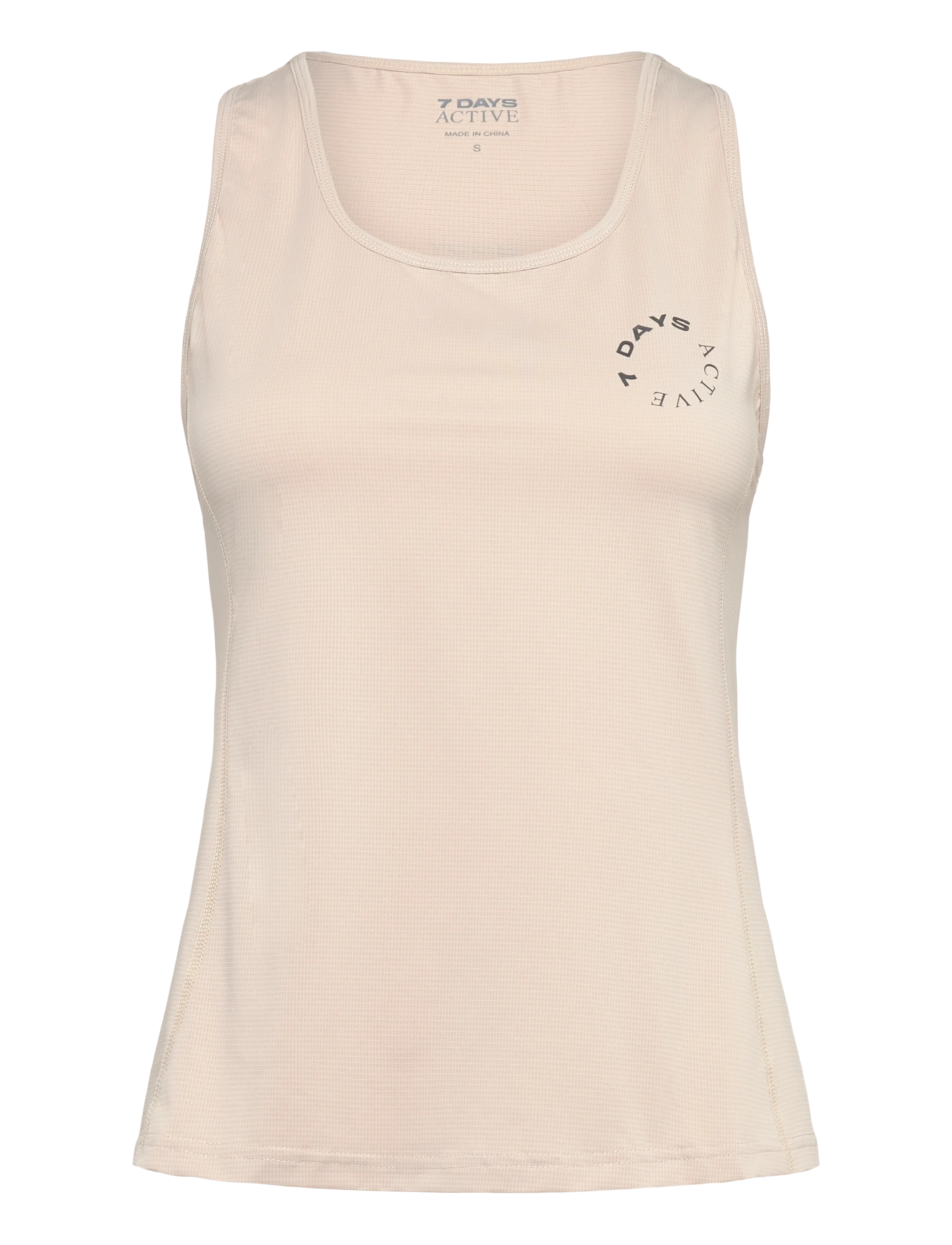 7 DAYS Active Womens Singlet - Tank tops - 015 KIT / beige