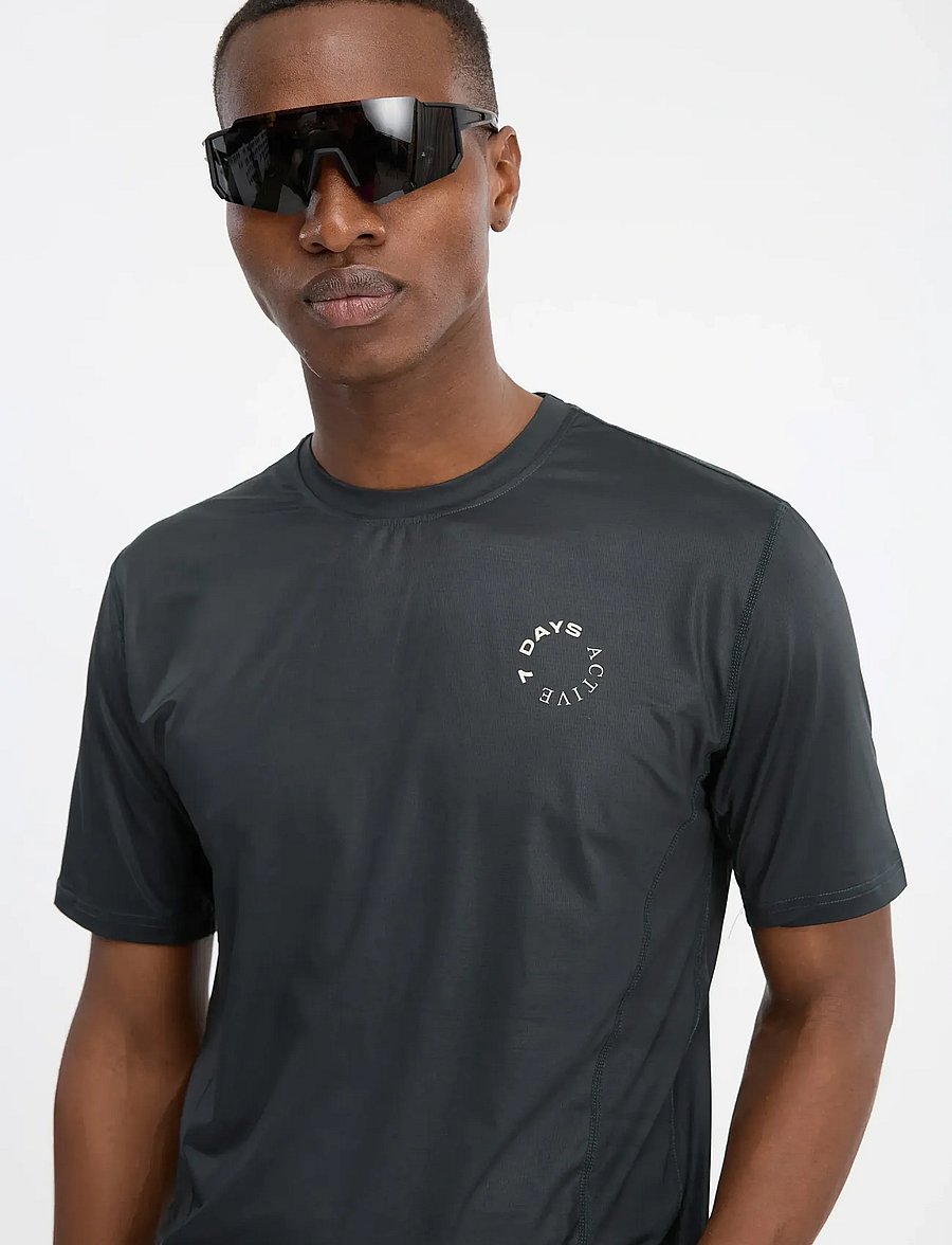 7 DAYS Active - Mens Training Tee - t-krekli - 060 petrol - 0
