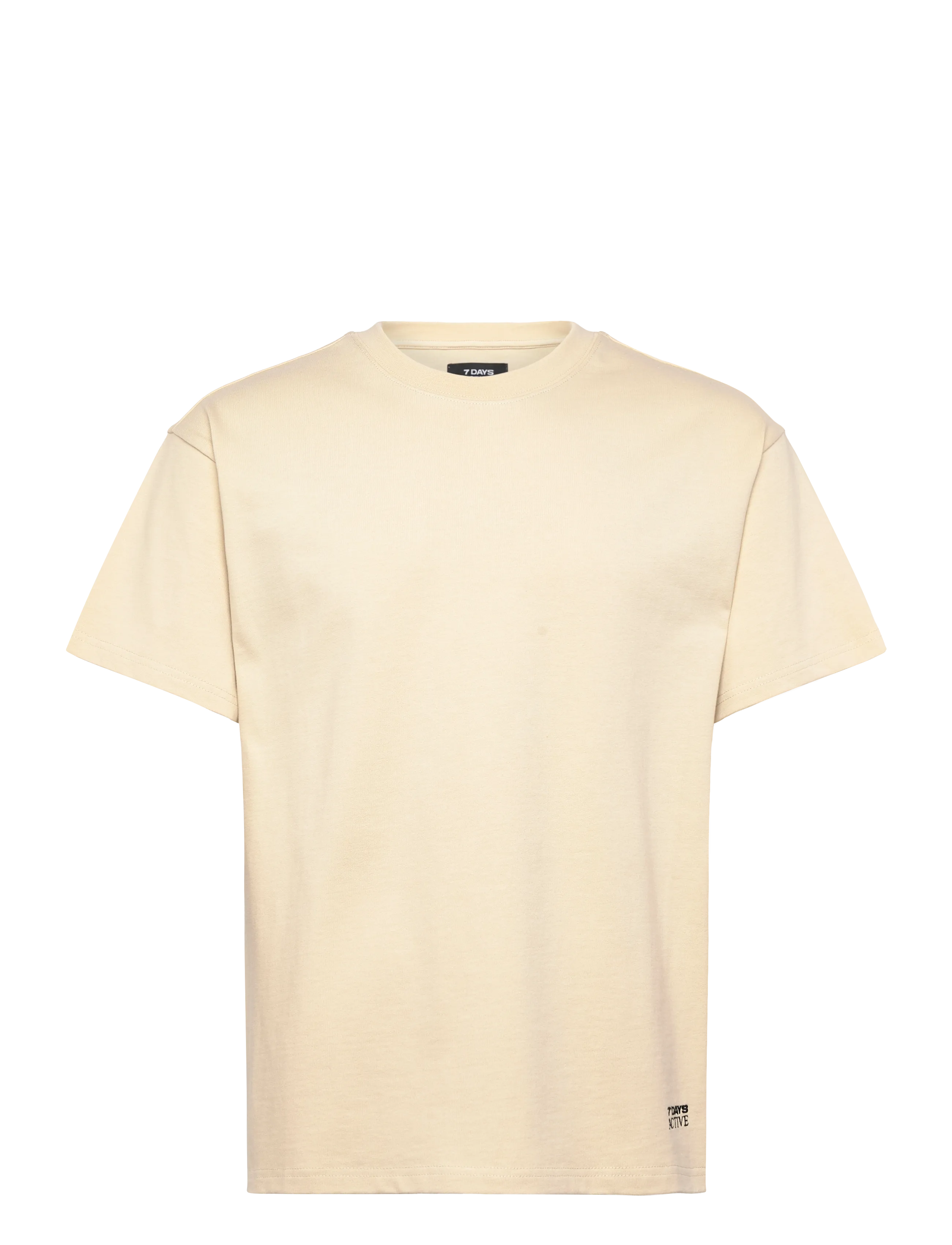7 DAYS ACTIVE Regular 7 Sun Run Tee Cream - S - Herren