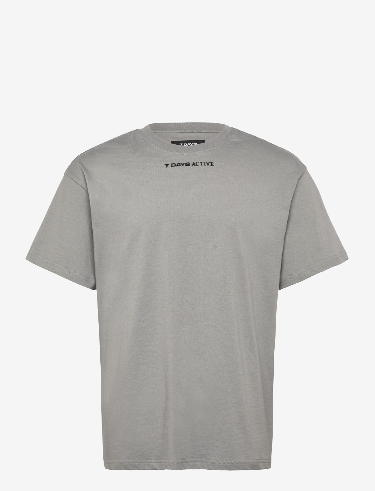 7 DAYS Active - Regular Race Line Tee - alussärgid ja t-särgid - 080 light grey - 0