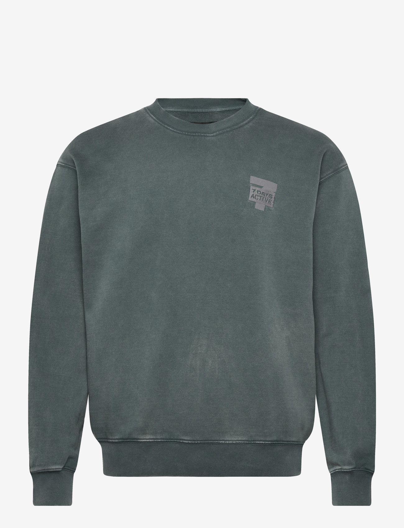 7 DAYS Active - Regular Crewneck - oberteile - 065 dusty green - 0
