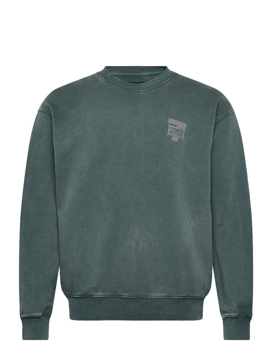 7 DAYS Active - Regular Crewneck - oberteile - 065 dusty green - 1