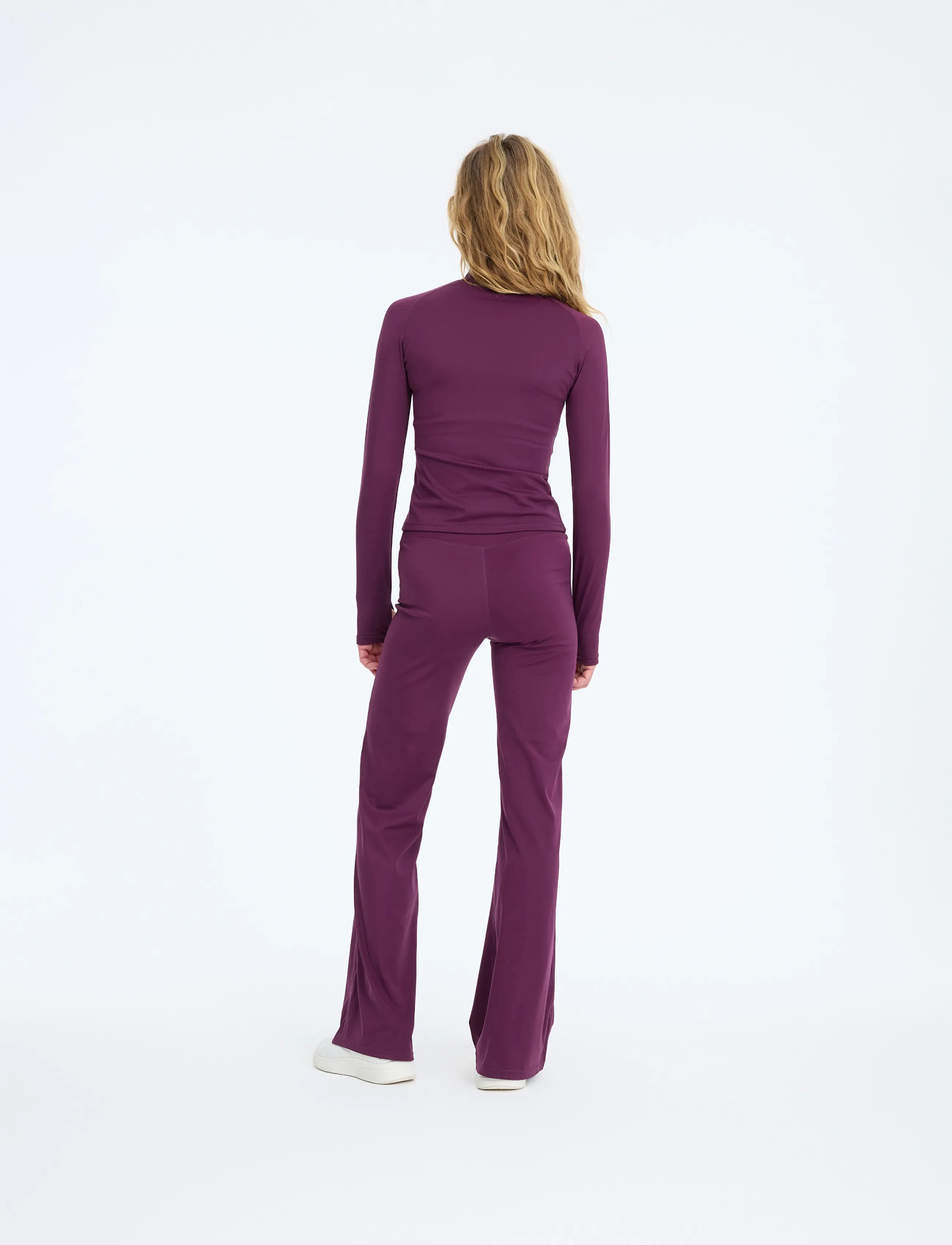 7 DAYS Active - BODY W Training Zip Top - 072 plum - 3