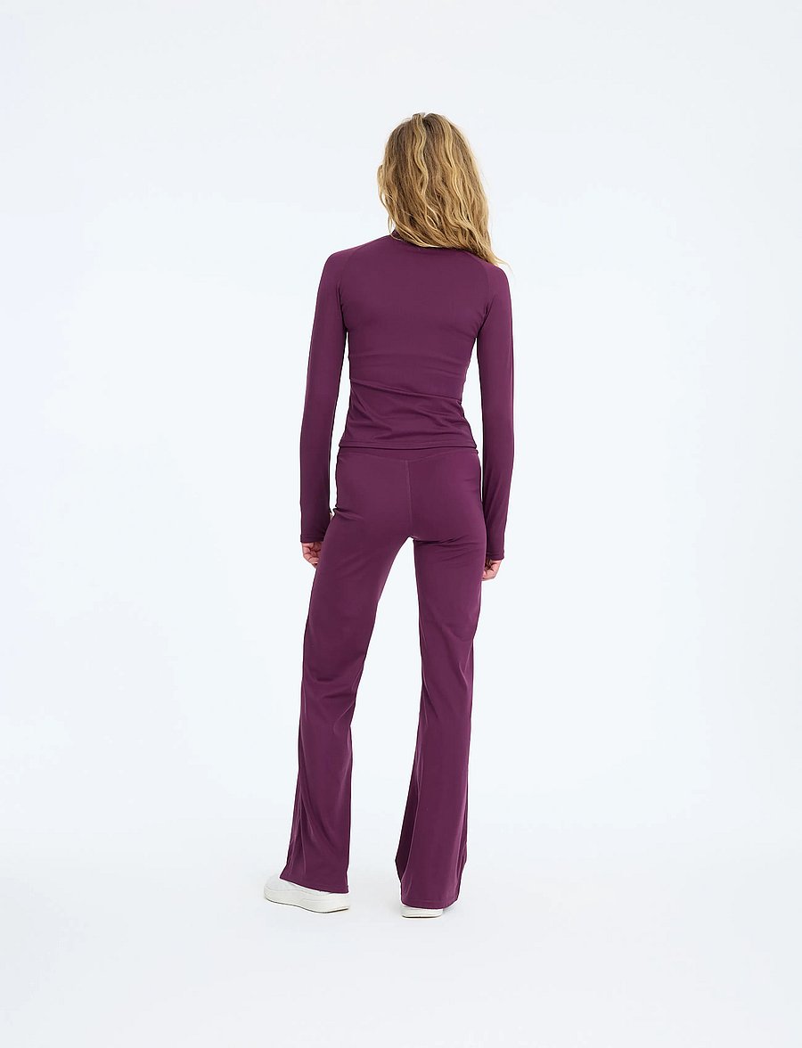 7 DAYS Active - BODY W Training Zip Top - 072 plum - 3