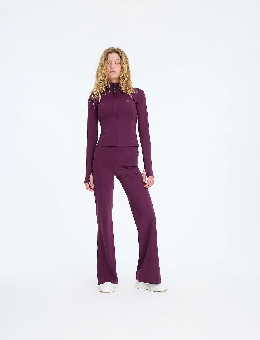 7 DAYS Active - BODY W Training Zip Top - 072 plum - 5