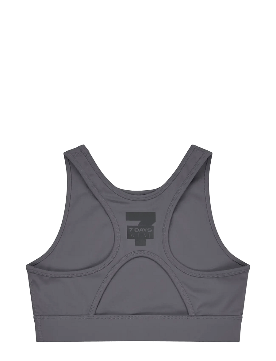 7 DAYS Active - BODY Open Back Bra - 061 charcoal - 2