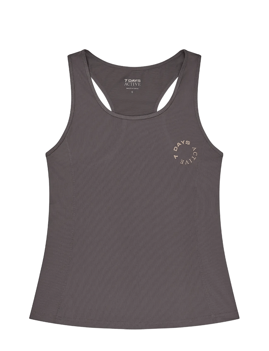 7 DAYS Active - BODY W Performance Singlet - Õlapaeltega pluusid - 061 charcoal - 1