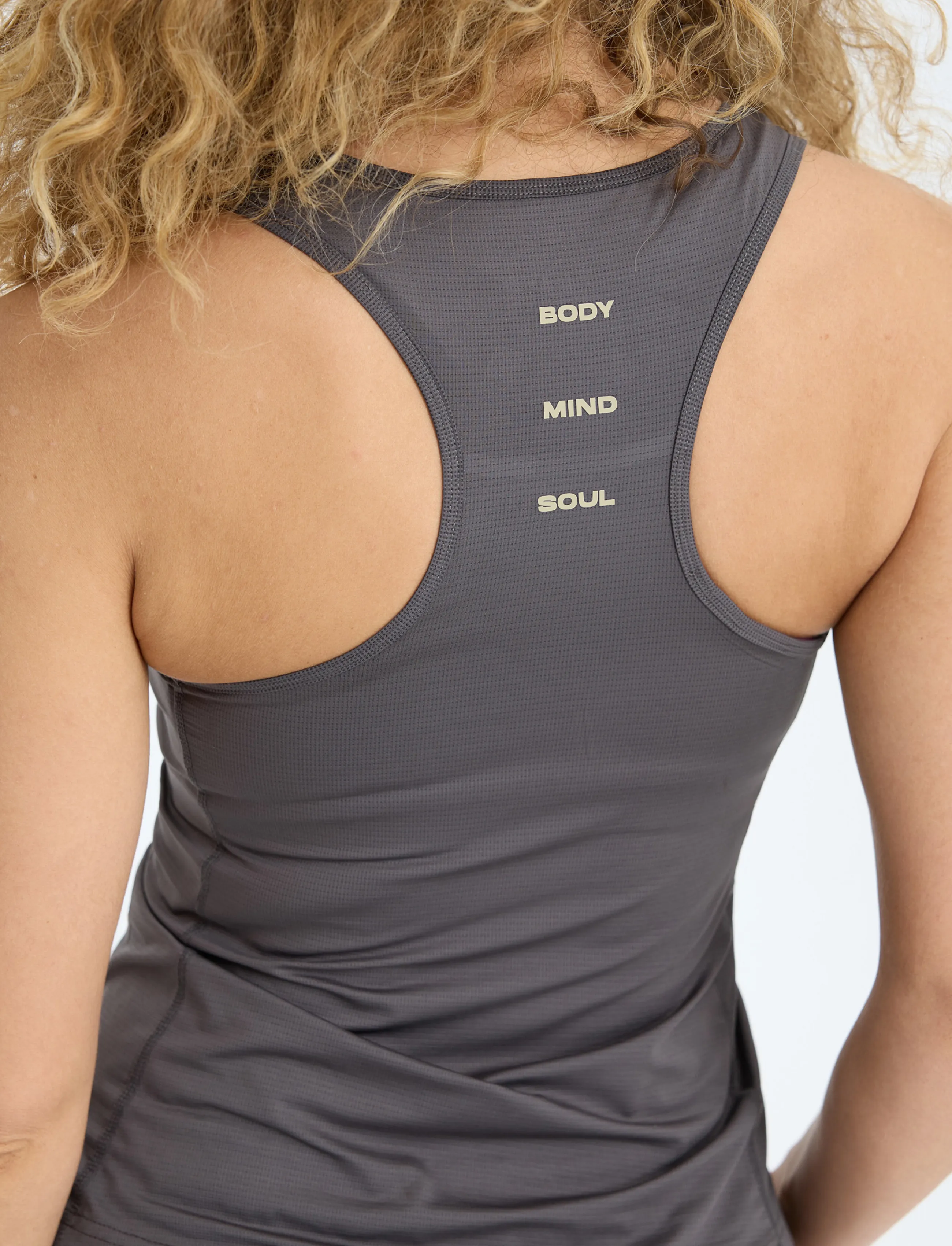 7 DAYS Active - BODY W Performance Singlet - Õlapaeltega pluusid - 061 charcoal - 3