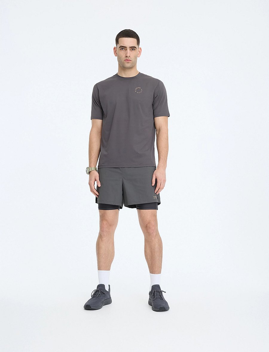 7 DAYS Active - BODY Performance Tee - t-shirts - 061 charcoal - 4
