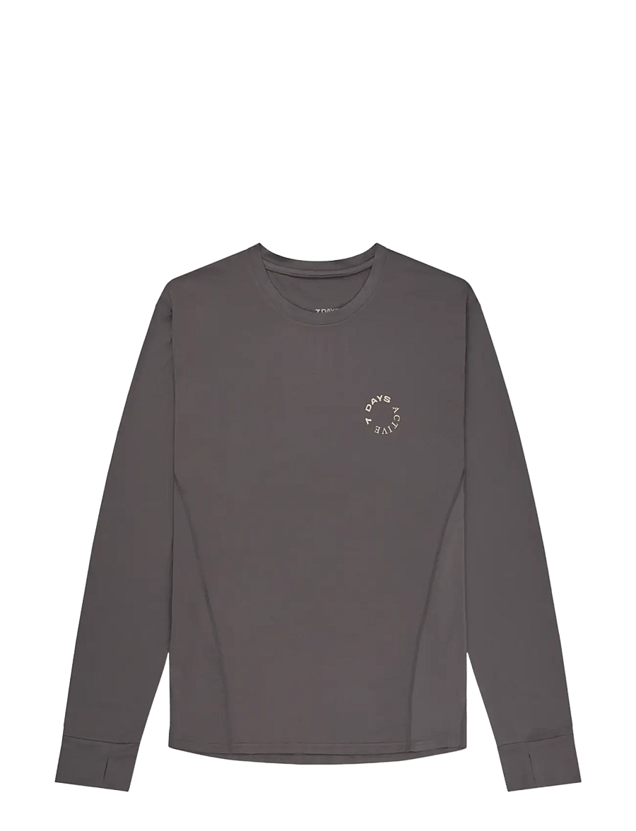 7 DAYS Active - BODY Performance Long Sleeve - långärmade tröjor - 061 charcoal - 1
