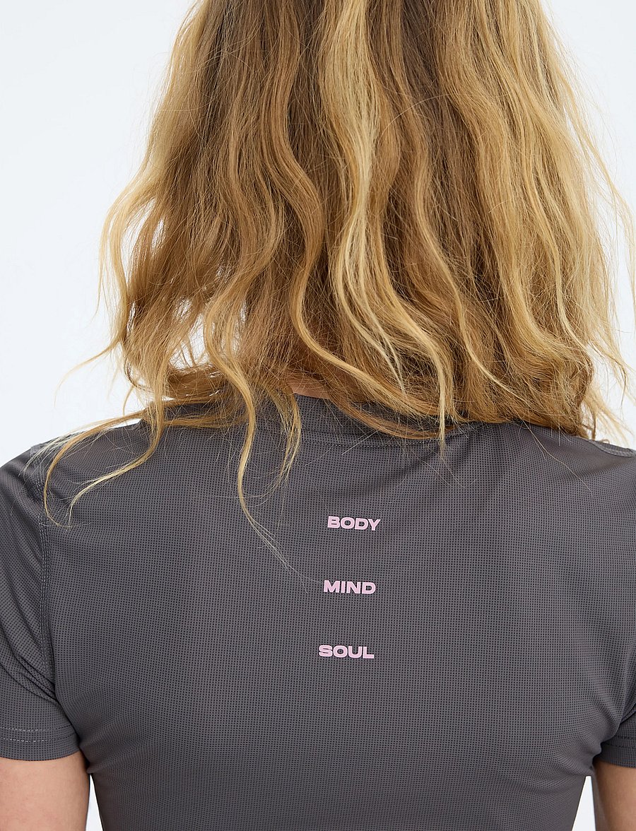 7 DAYS Active - BODY W Performance Tee - t-särgid - 061 charcoal - 3