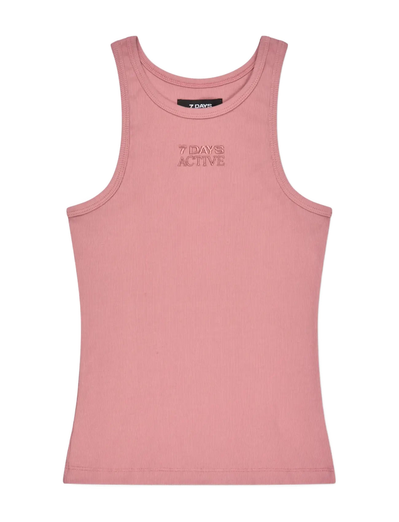 7 DAYS Active MIND W Rib Tank - Riided - 052 ROSE / pink/rose