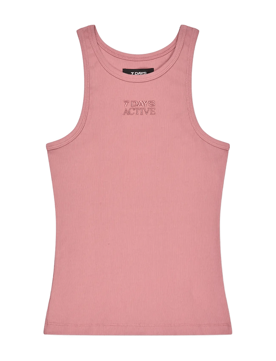 7 DAYS Active - MIND W Rib Tank - tank tops - 052 rose - 1