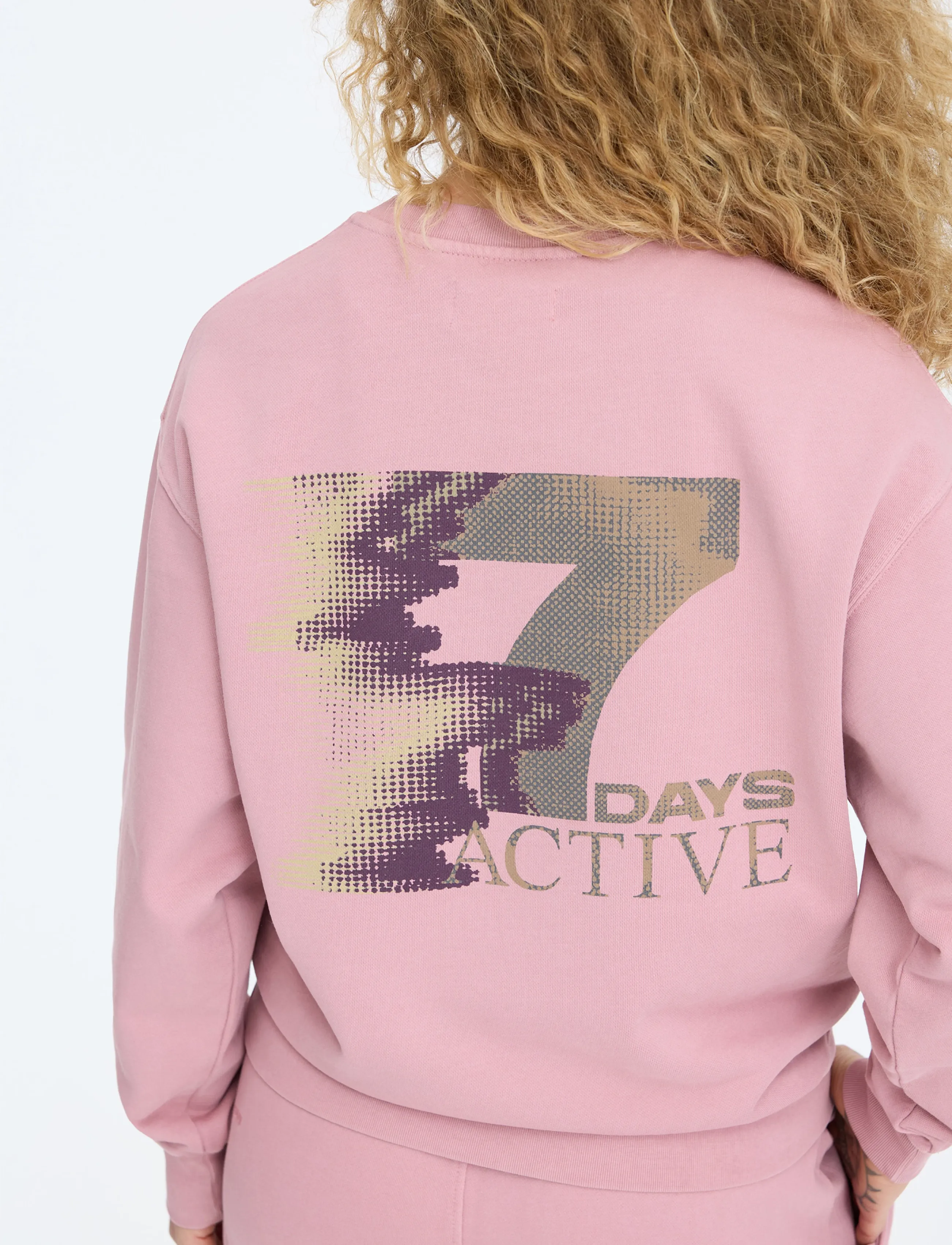 Mind Back Print Crewneck