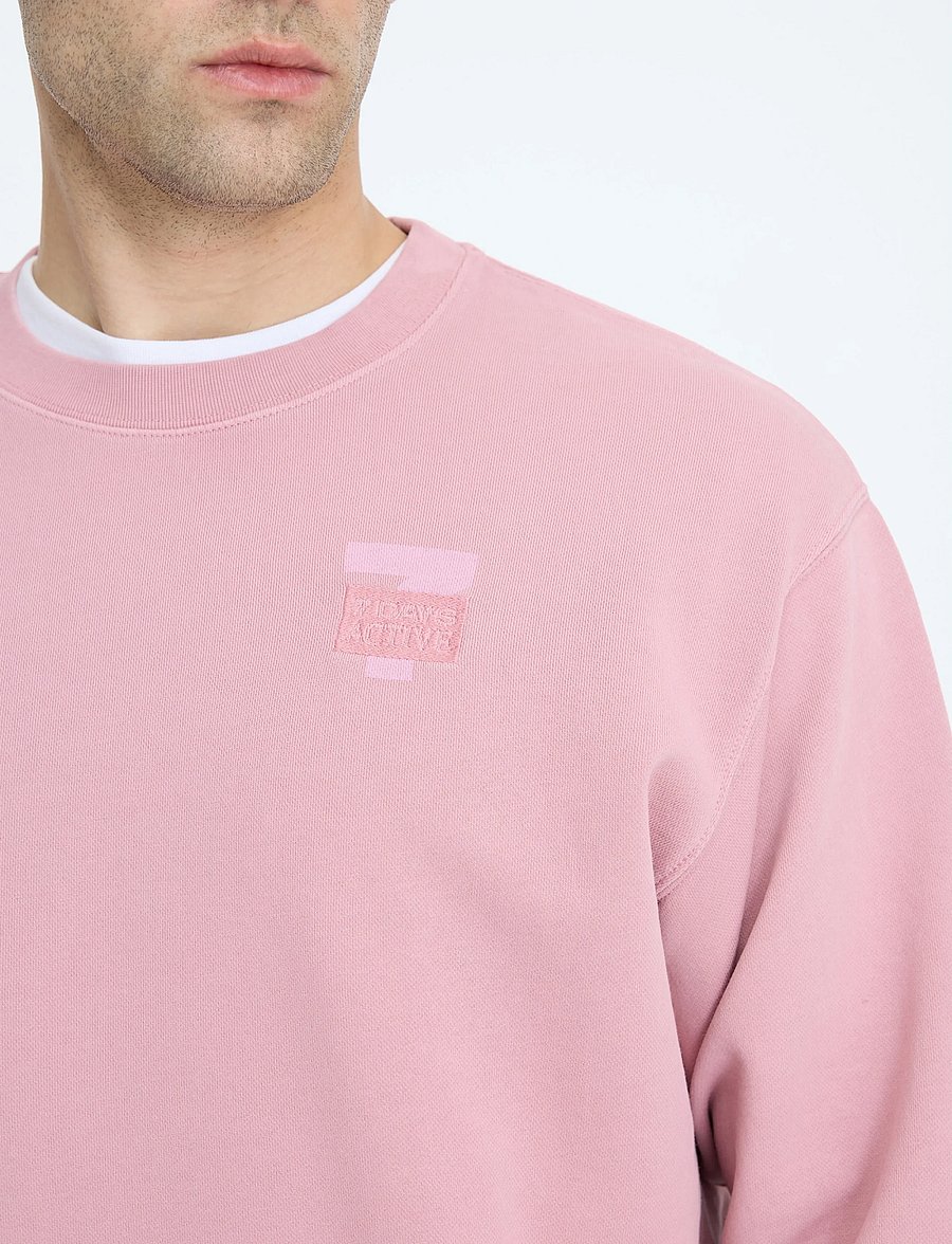 7 DAYS Active - MIND Back Print Crewneck - sweatshirts - 052 rose - 5