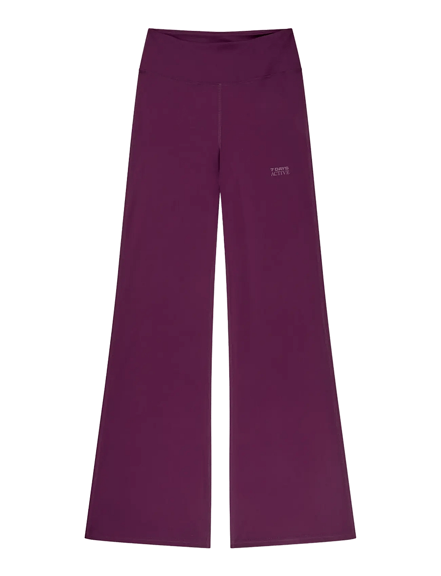 7 DAYS Active - BODY W Bootcut Pants - trennipüksid - 072 plum - 1