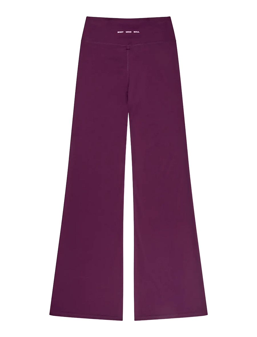 7 DAYS Active - BODY W Bootcut Pants - trennipüksid - 072 plum - 2
