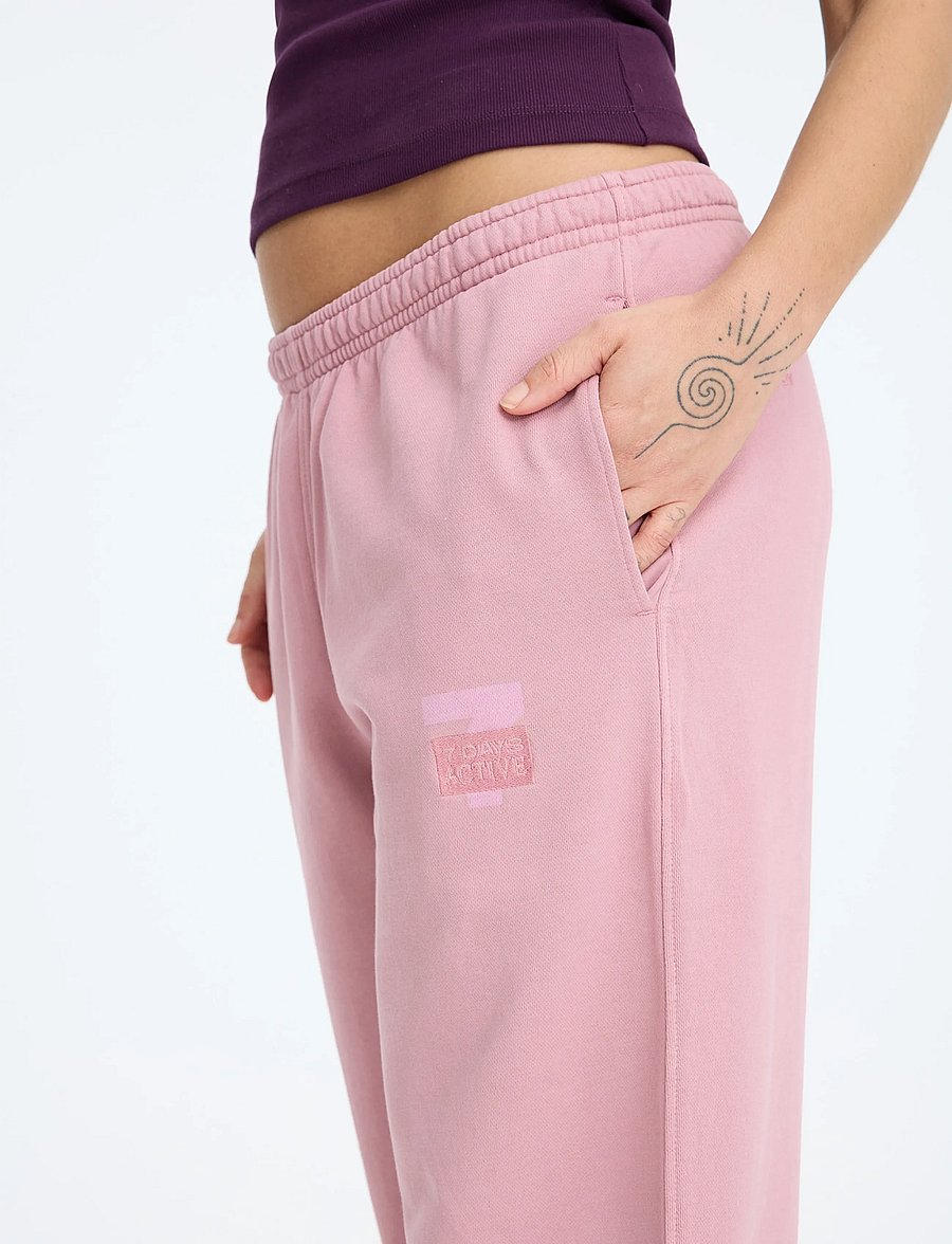7 DAYS Active - MIND Relaxed Sweatpants - trennipüksid - 052 rose - 0