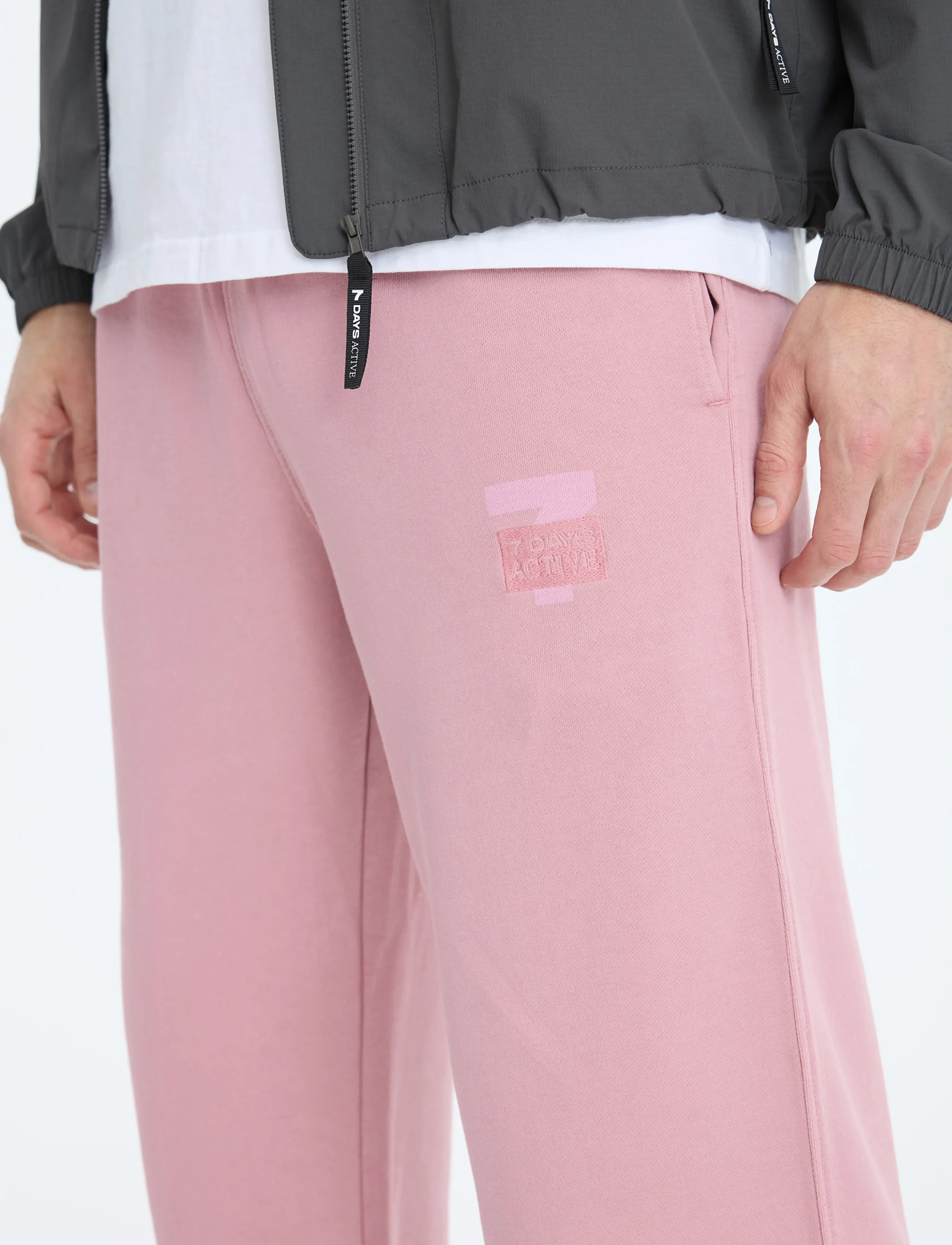 7 DAYS Active - MIND Relaxed Sweatpants - trennipüksid - 052 rose - 5