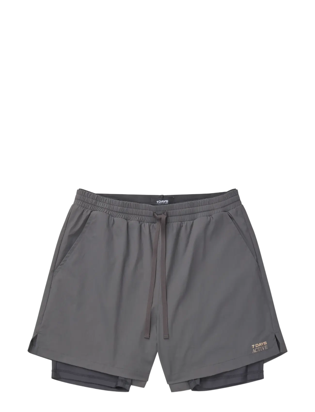 7 DAYS Active BODY 2 in 1 Shorts - Fatnaður - 061 CHARCOAL / grey