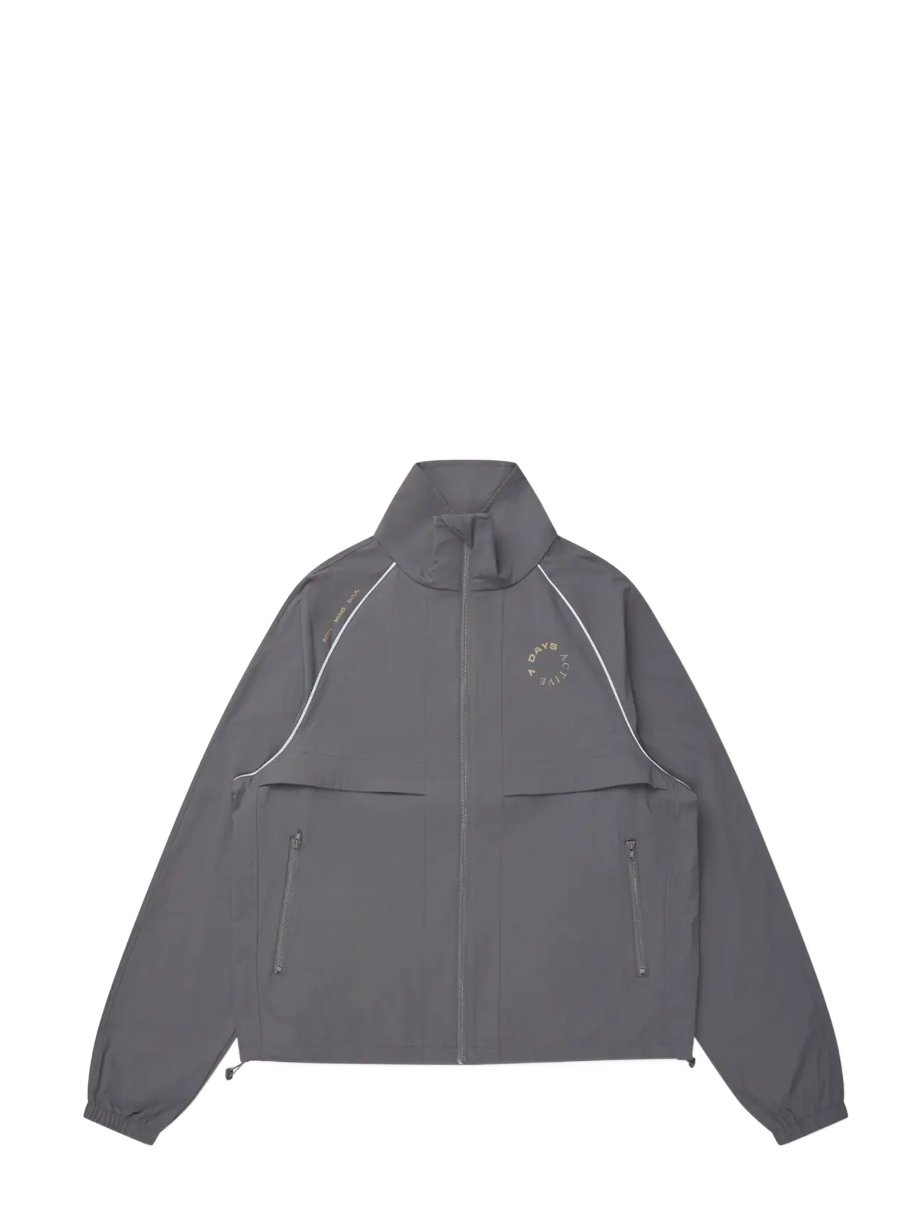 7 DAYS Active BODY Warm Running Jacket - Fatnaður - 061 CHARCOAL / grey