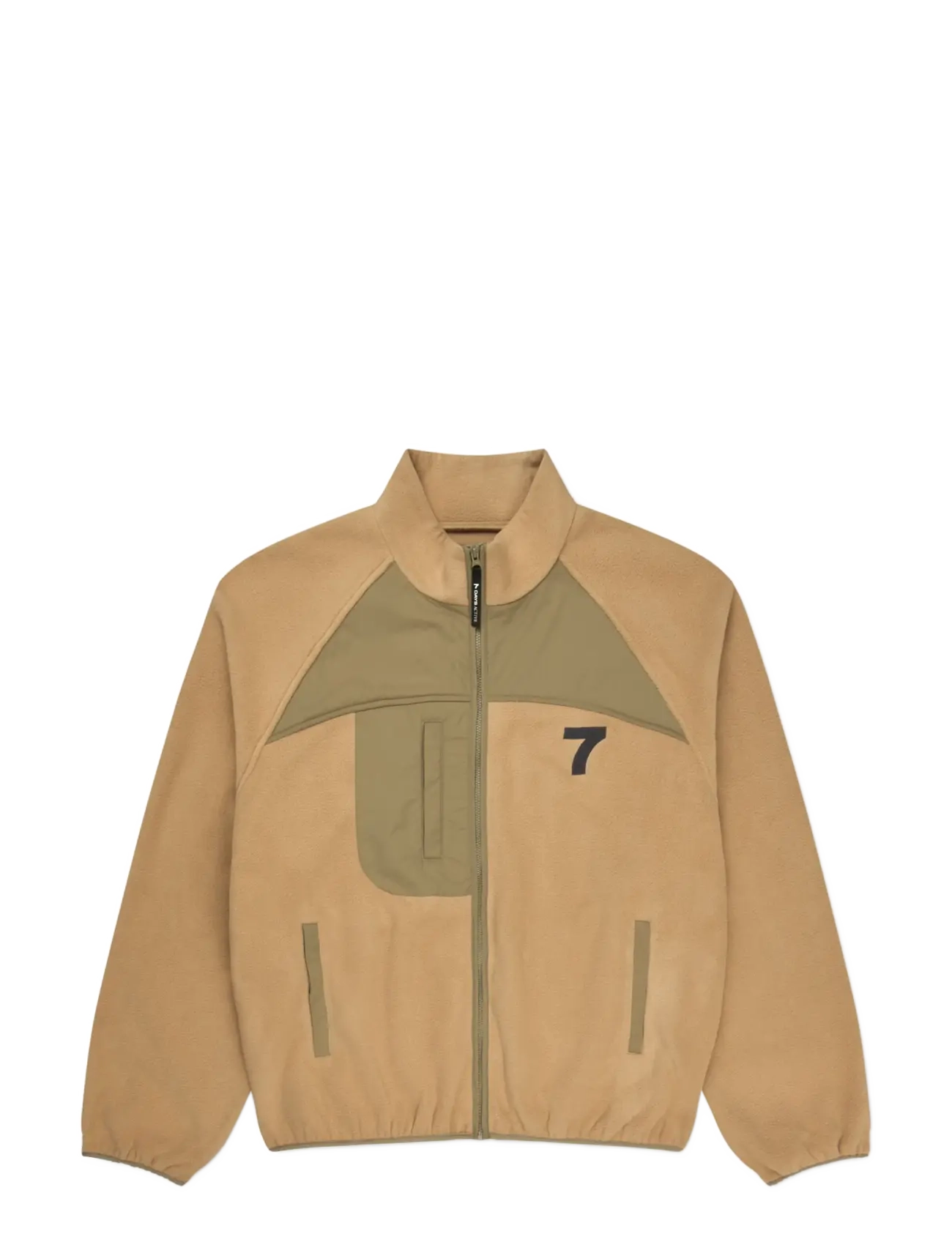 7 DAYS Active SOUL Fleece Jacket - Fleece & Midlayer - 053 SAND / beige
