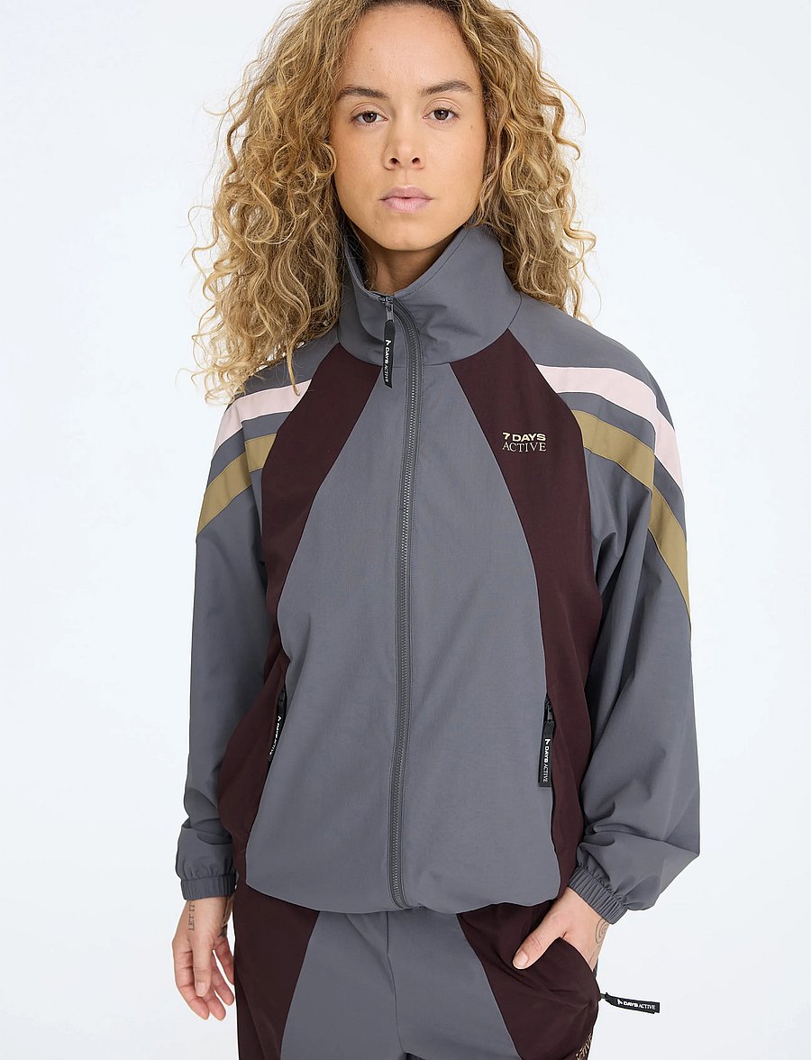 7 DAYS Active - SOUL Track Jacket - Íþróttajakkar - 061 charcoal - 0