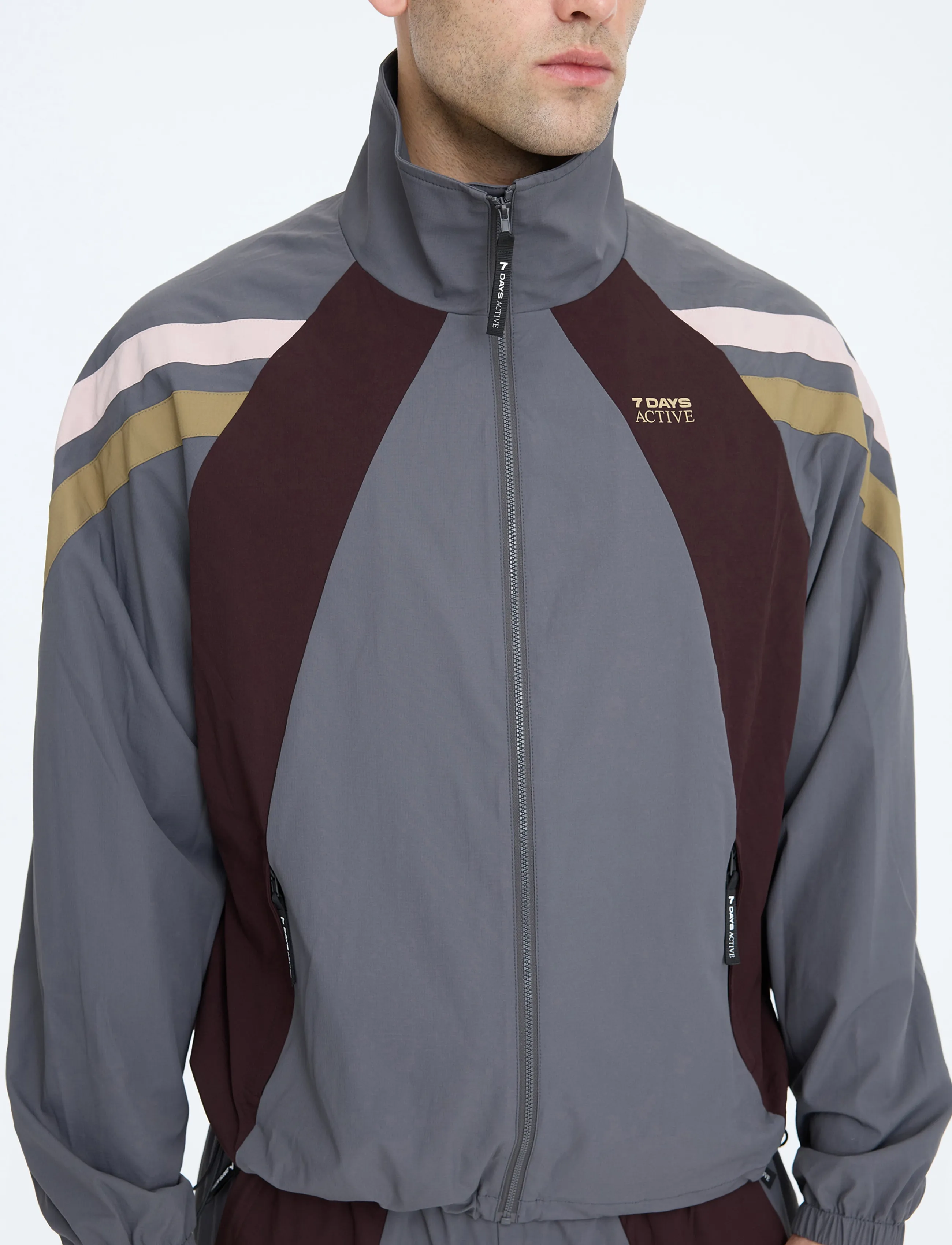 7 DAYS Active - SOUL Track Jacket - Íþróttajakkar - 061 charcoal - 5