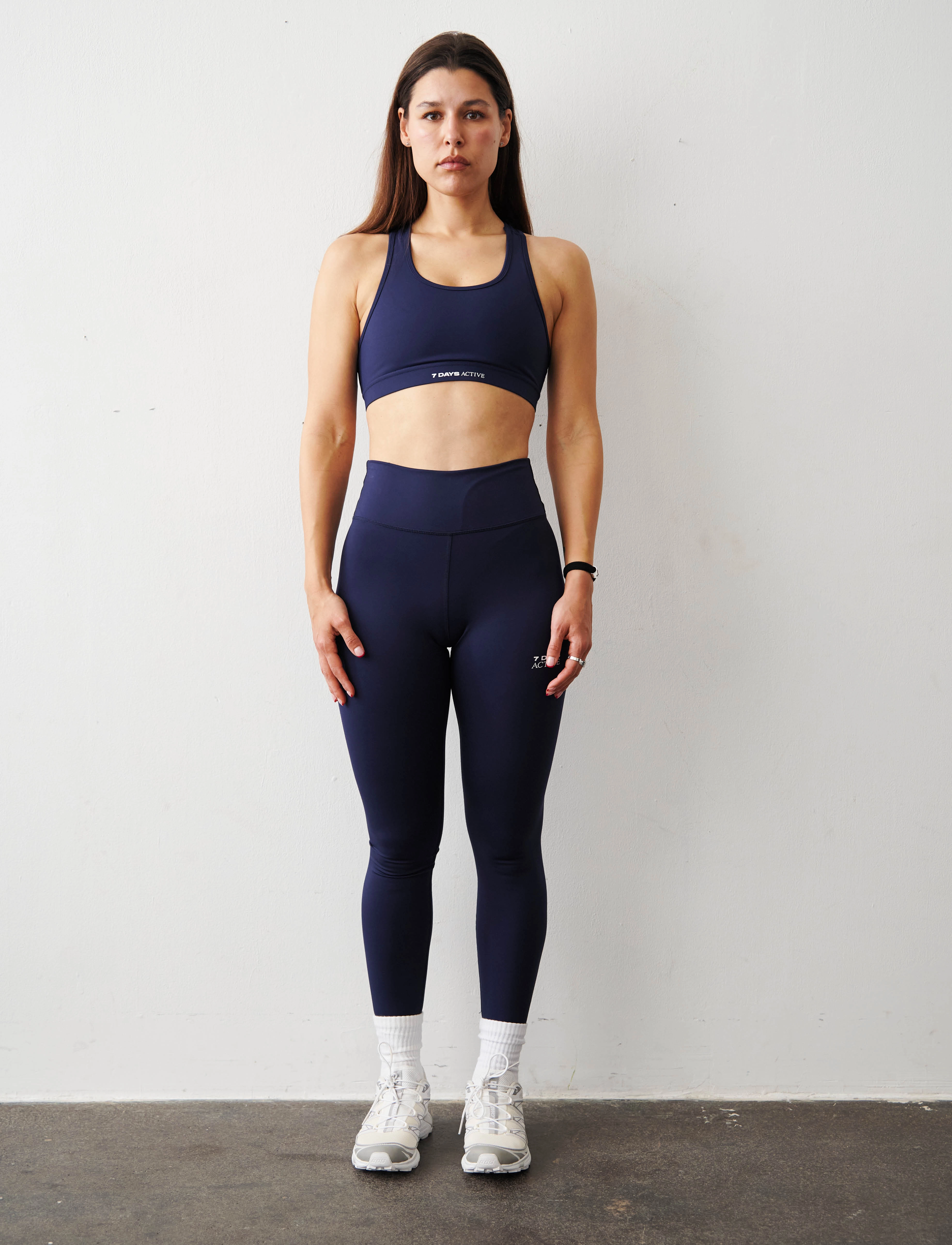 7 DAYS Active Signature Tights, M, Navy, Sportsbukser > Sportstræningsbukser, Dame