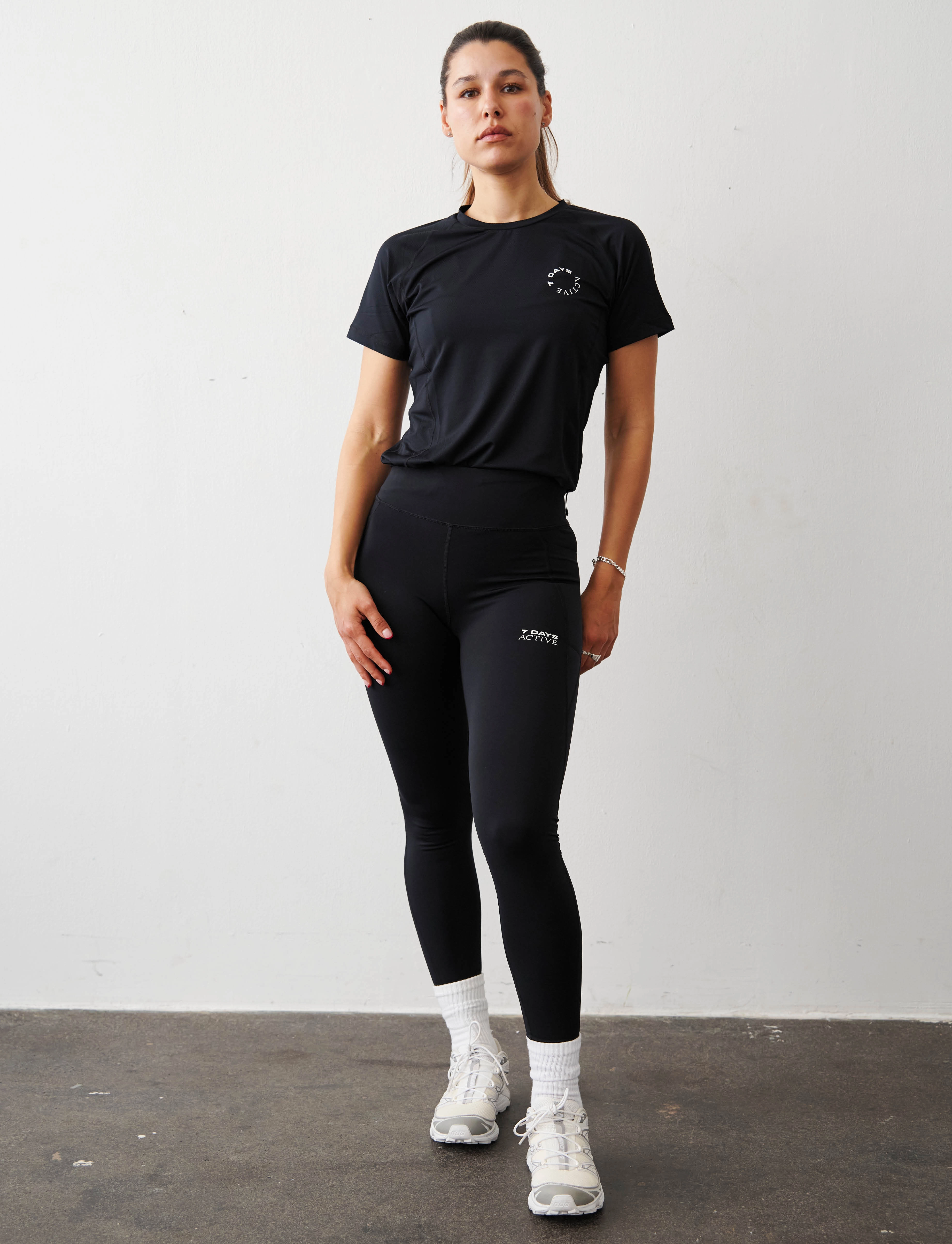 7 DAYS Active - Performance Tights - fuld længde - 001 black - 3