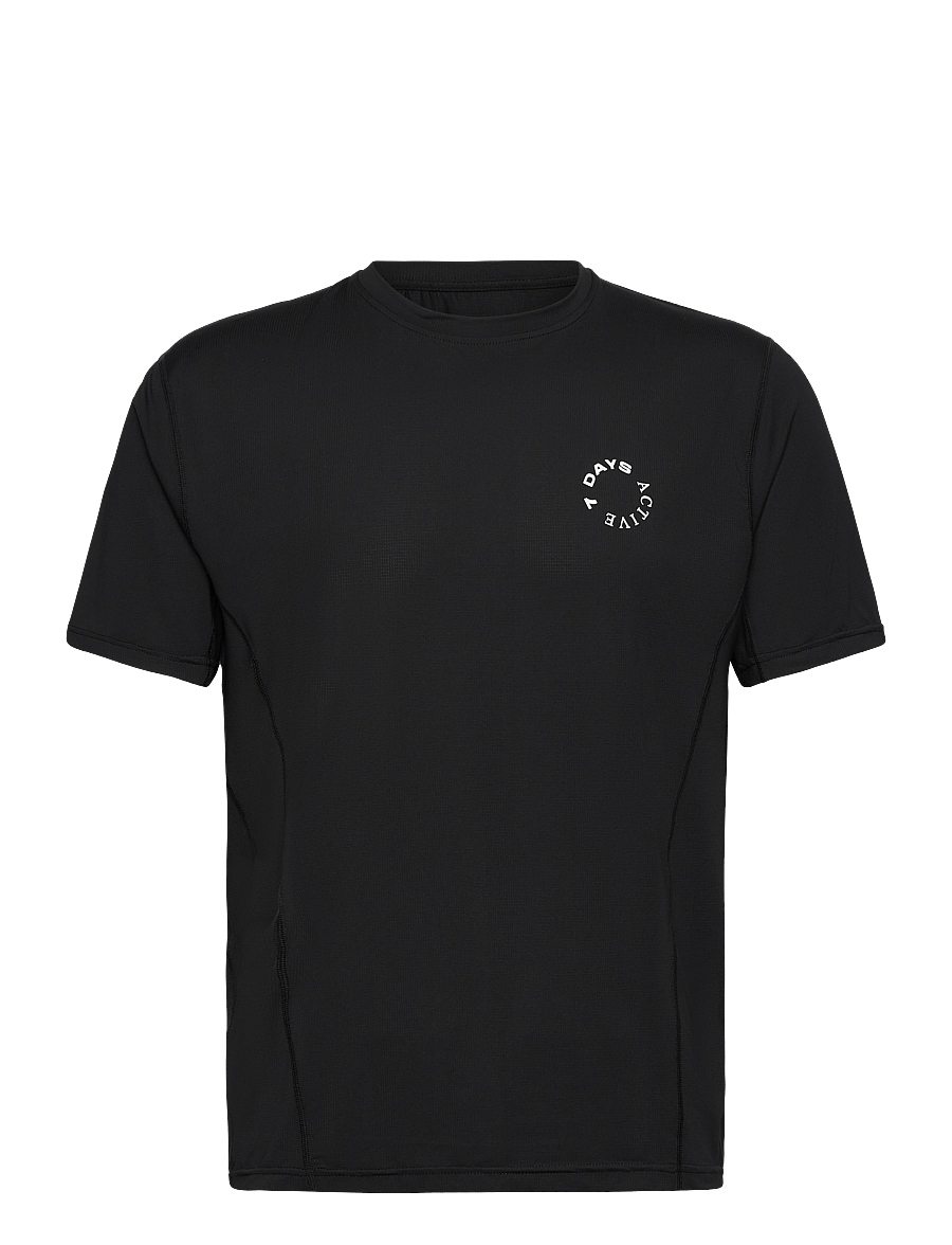 7 DAYS Active - T-shirt S/S - oberteile & t-shirts - 001 black - 1