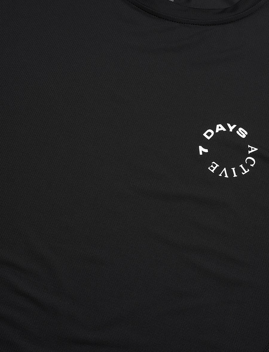 7 DAYS Active - T-shirt S/S - oberteile & t-shirts - 001 black - 4