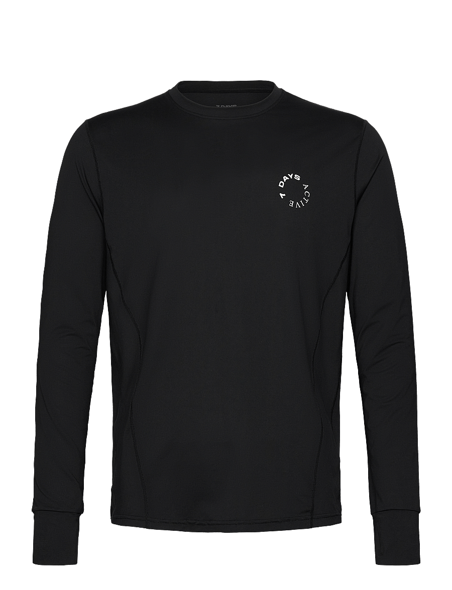 7 DAYS Active - Training Long Sleeve Tee - langarmshirts - 001 black - 1