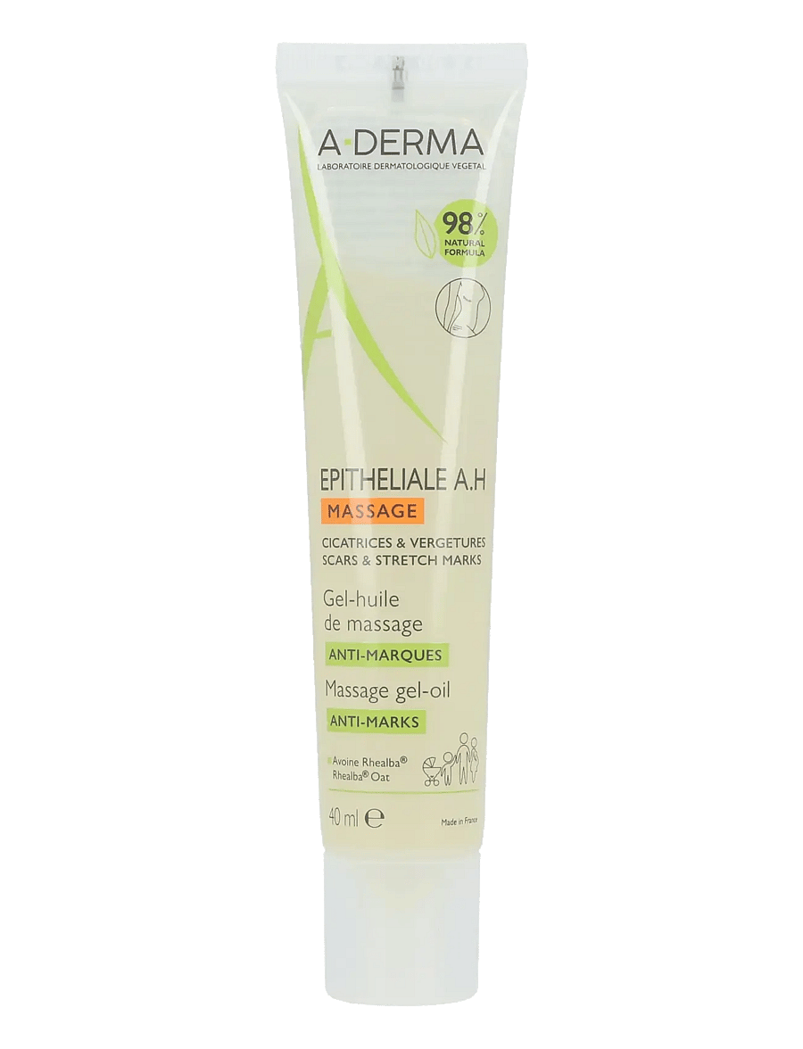 A-Derma - Epitheliale A.H Massage Gel-Oil Anti-Marks - resestorlekar & kits - clear - 0