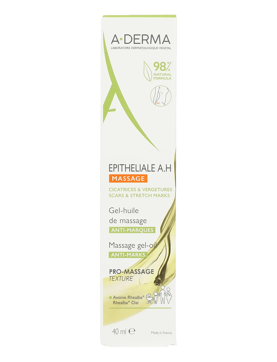 A-Derma - Epitheliale A.H Massage Gel-Oil Anti-Marks - resestorlekar & kits - clear - 1