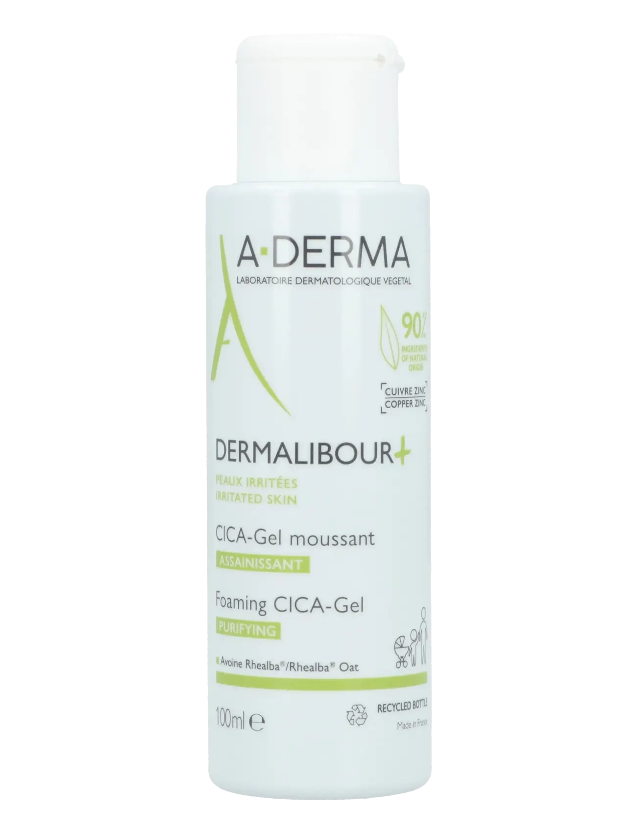 A-Derma Dermalibour+ Cica Foaming Gel, 250 ml, Cleansers, Nackt - Cleanser, Beauty