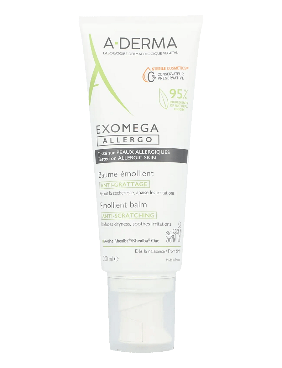 A-Derma - Exomega Allergo Emollient Balm Sterile Cosmetic - lotion & creme - clear - 0