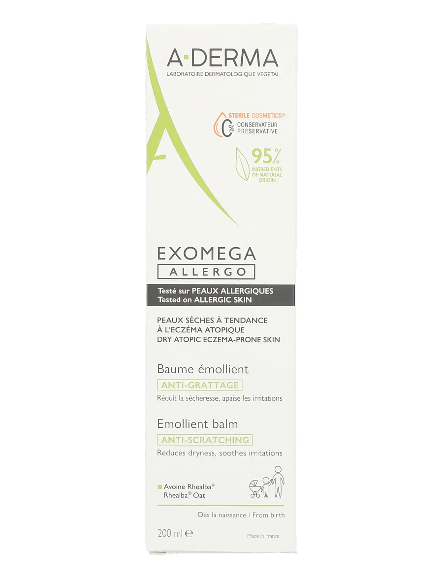 A-Derma - Exomega Allergo Emollient Balm Sterile Cosmetic - lotion & creme - clear - 1