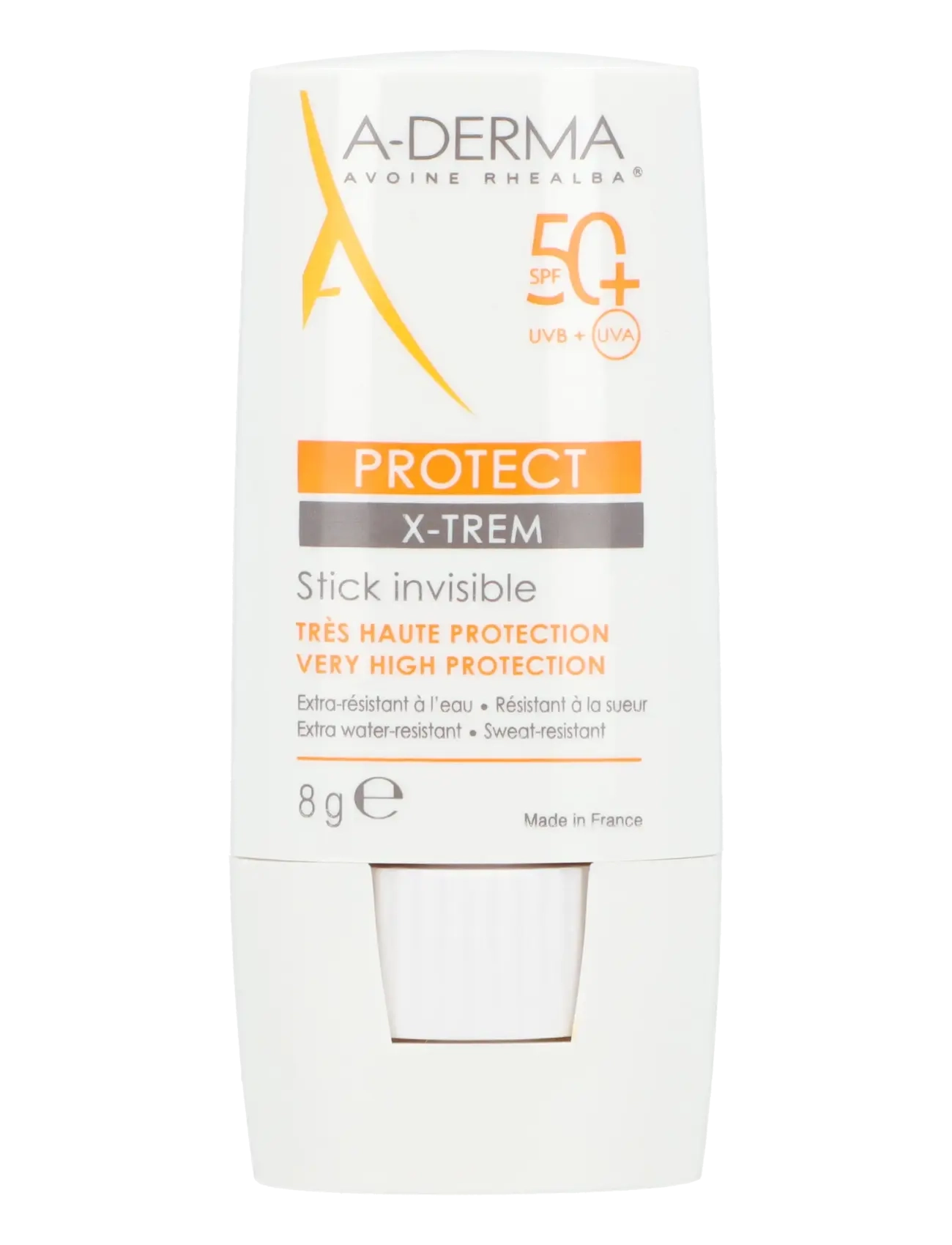 A-Derma Protect X-Trem Invisible Sun Stick Spf 50+, 8 GR, Care, Nackt - Face, Beauty