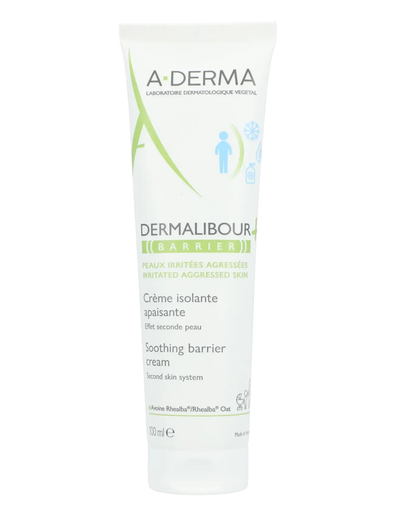 A-Derma Dermalibour+ Barrier Insulating Cream, 100 ml, Face, Nackt - Spot Treatments, Beauty