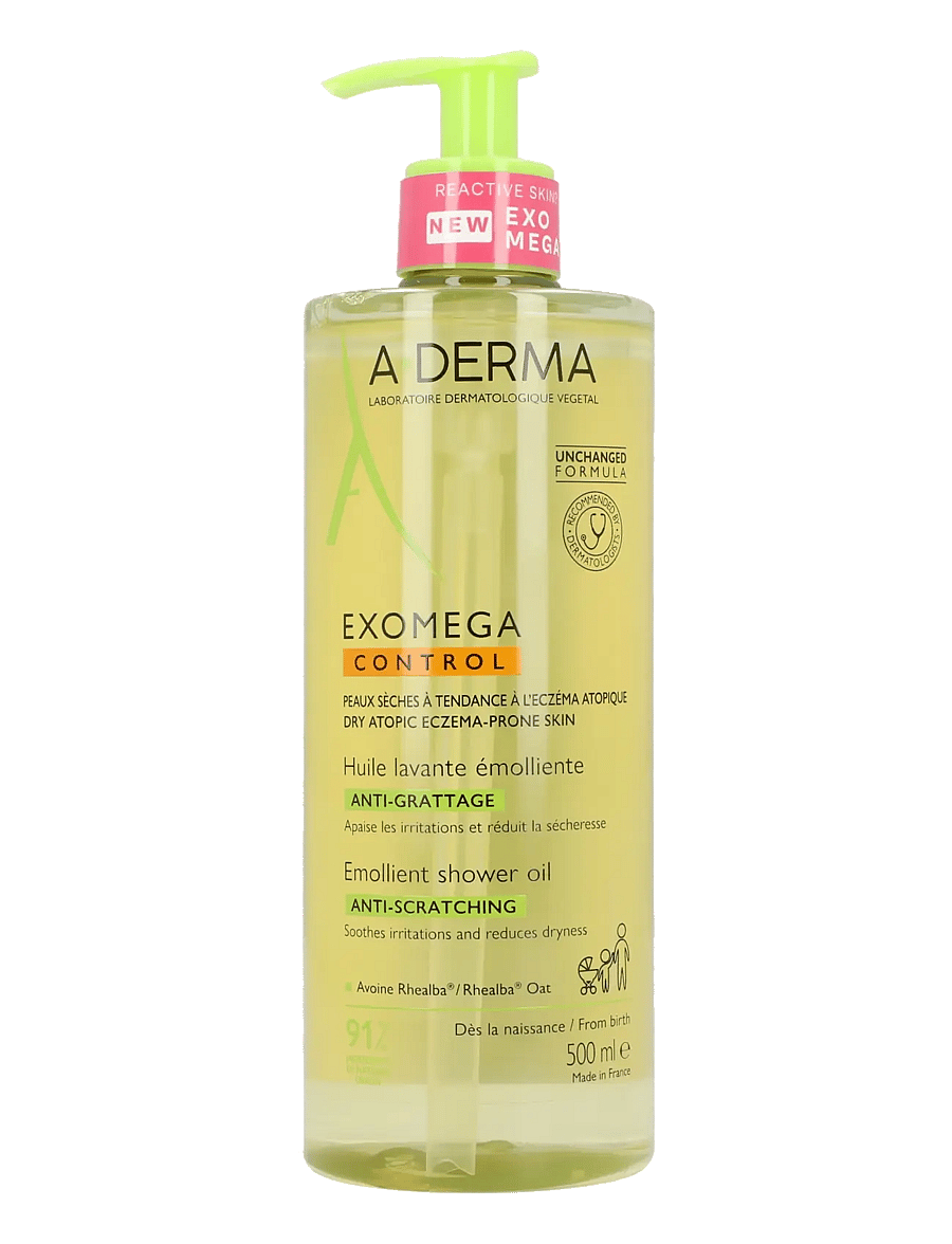 A-Derma - Exomega Control Emollient Cleansing Oil - renseolier - clear - 0