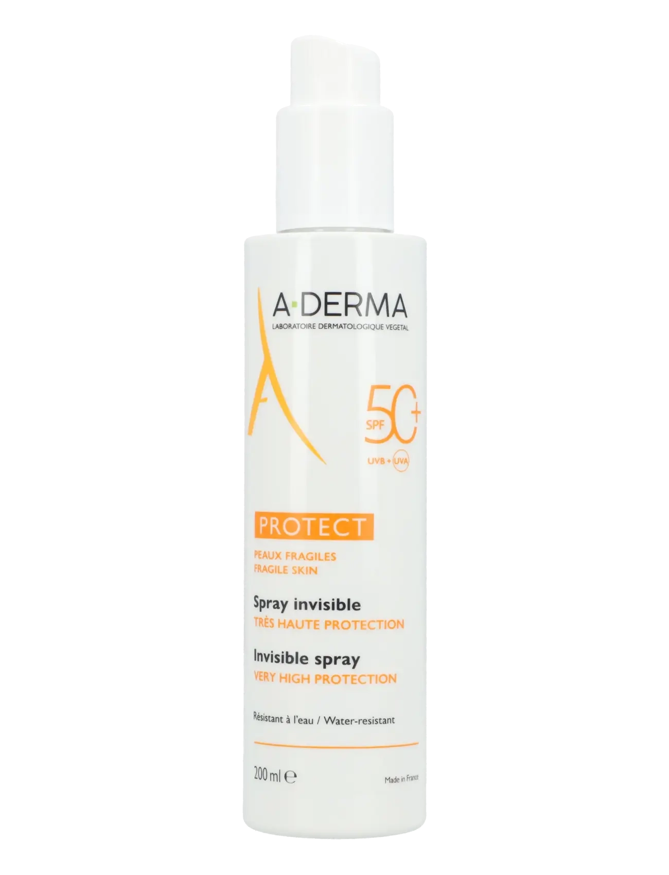 A-Derma Protect Invisible Sun Spray Spf 50+, 200 ml, Care, Nackt - Body, Beauty