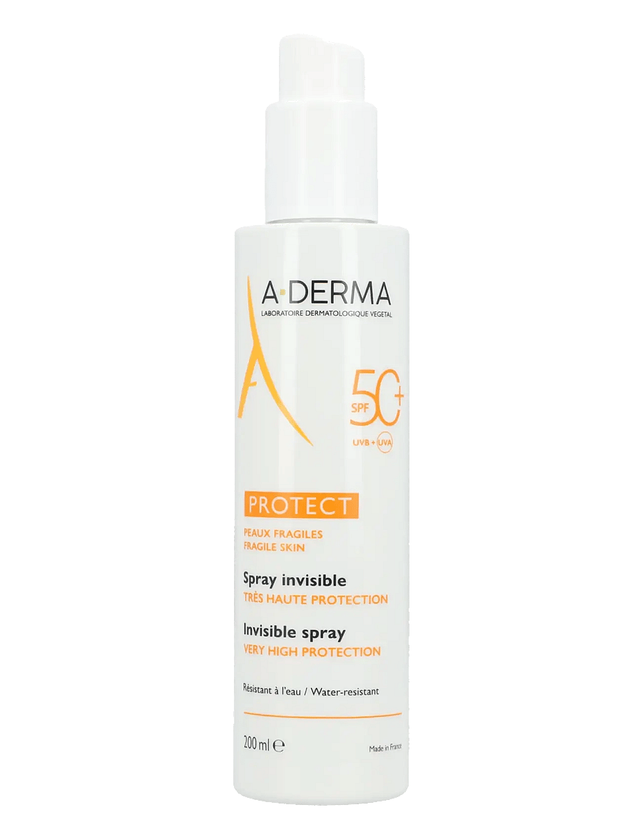 A-Derma - Protect Invisible Sun Spray SPF 50+ - clear - 0