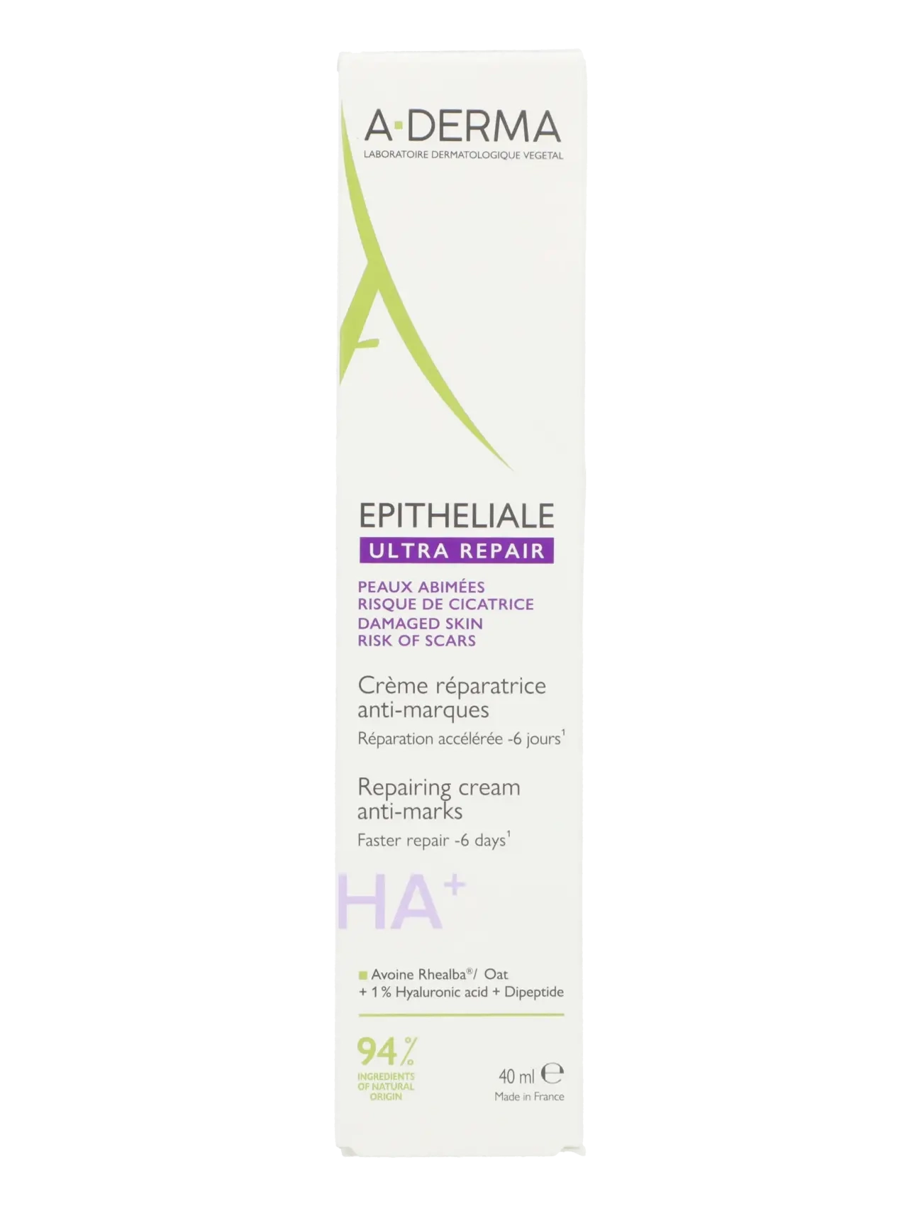 A-Derma - Epitheliale A.H Ultra Soothing Repairing Cream - spotbehandlinger - clear - 1