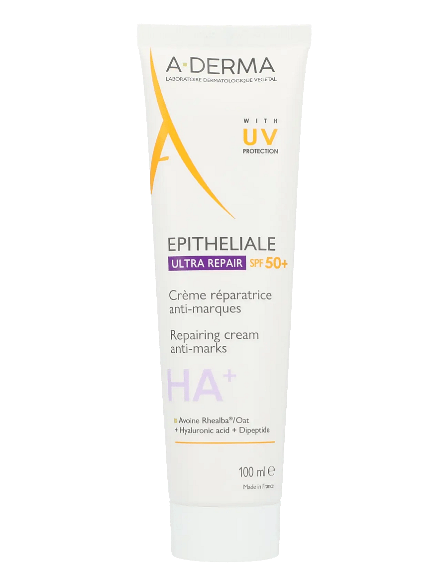 A-Derma - Epitheliale A.H Ultra Protective Repairing Cream SPF 50+ - til ansigtet - clear - 0