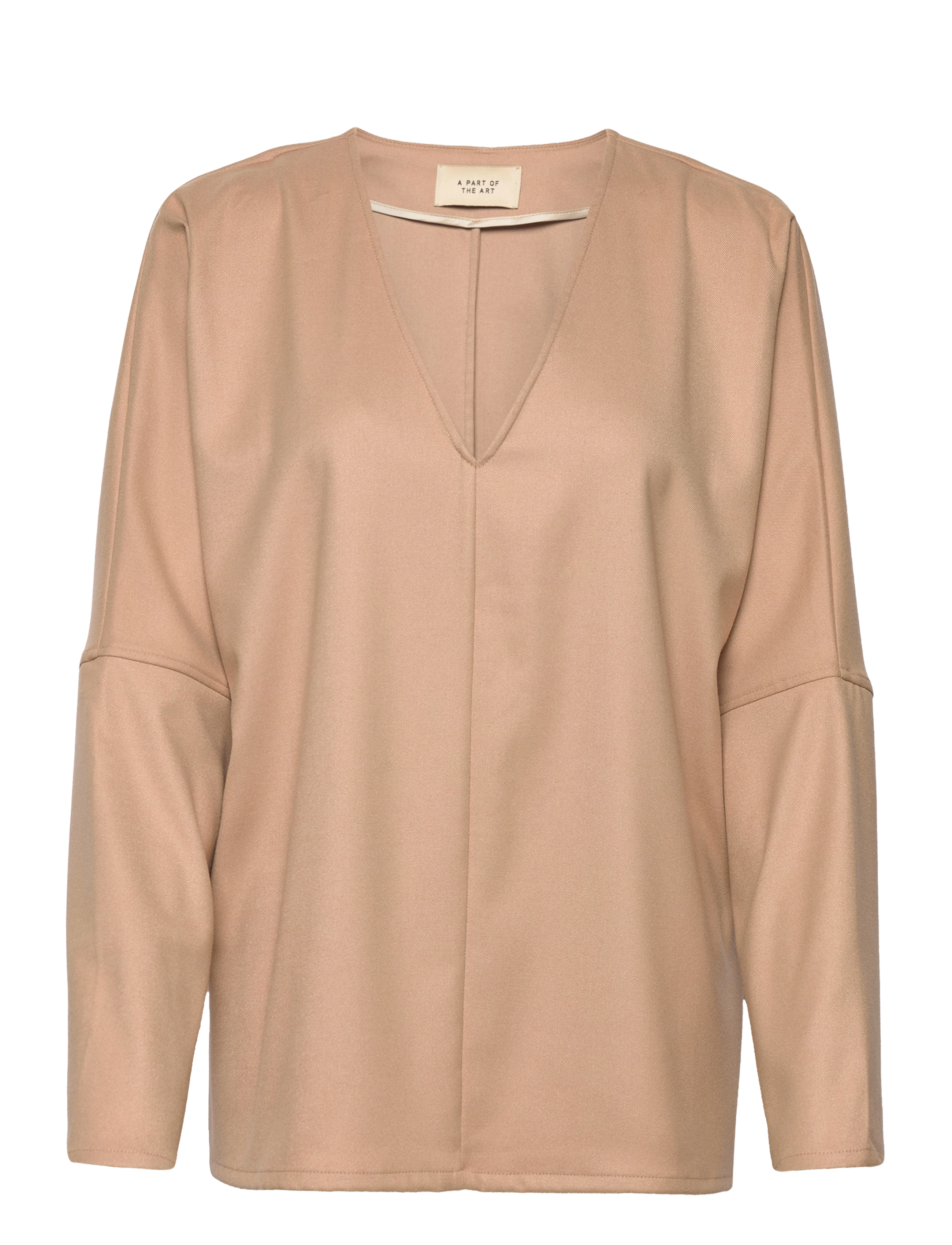 A PART OF THE ART Off Duty V-Ausschnitt Pullover Braun - L - Damen
