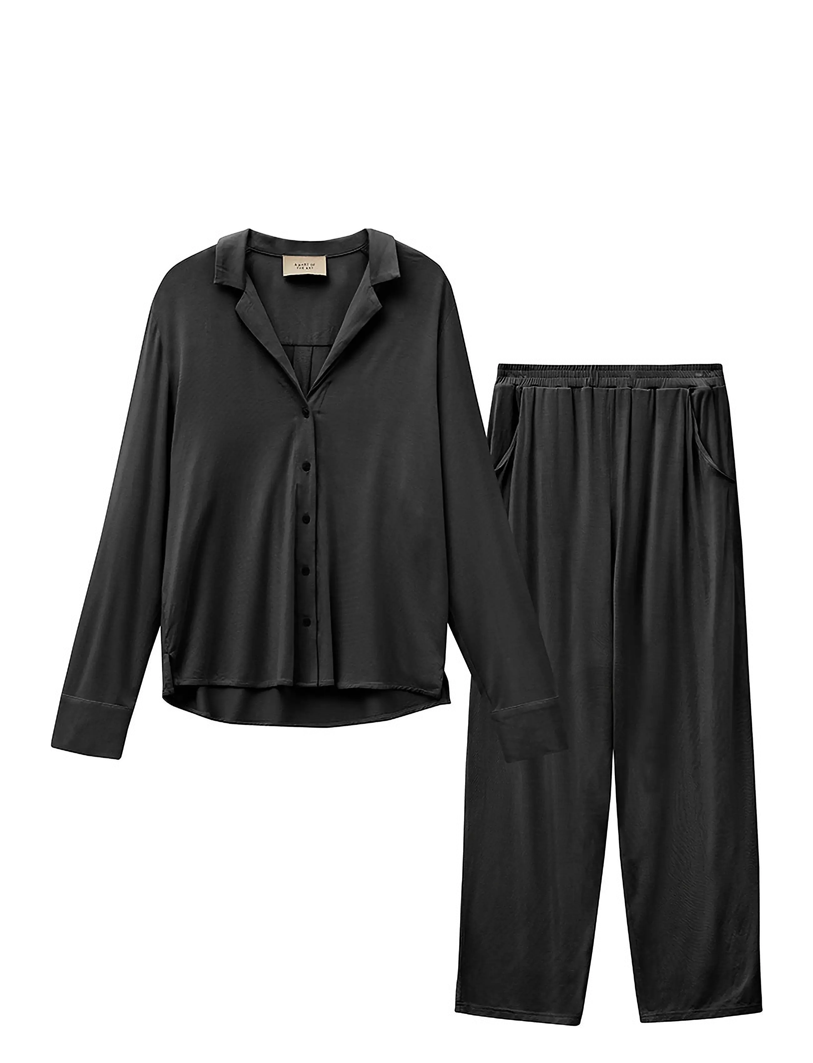 A Part Of The Art Ego Soft Set, XS, Night & Loungewear, Schwarz - Pyjamas, Frauen