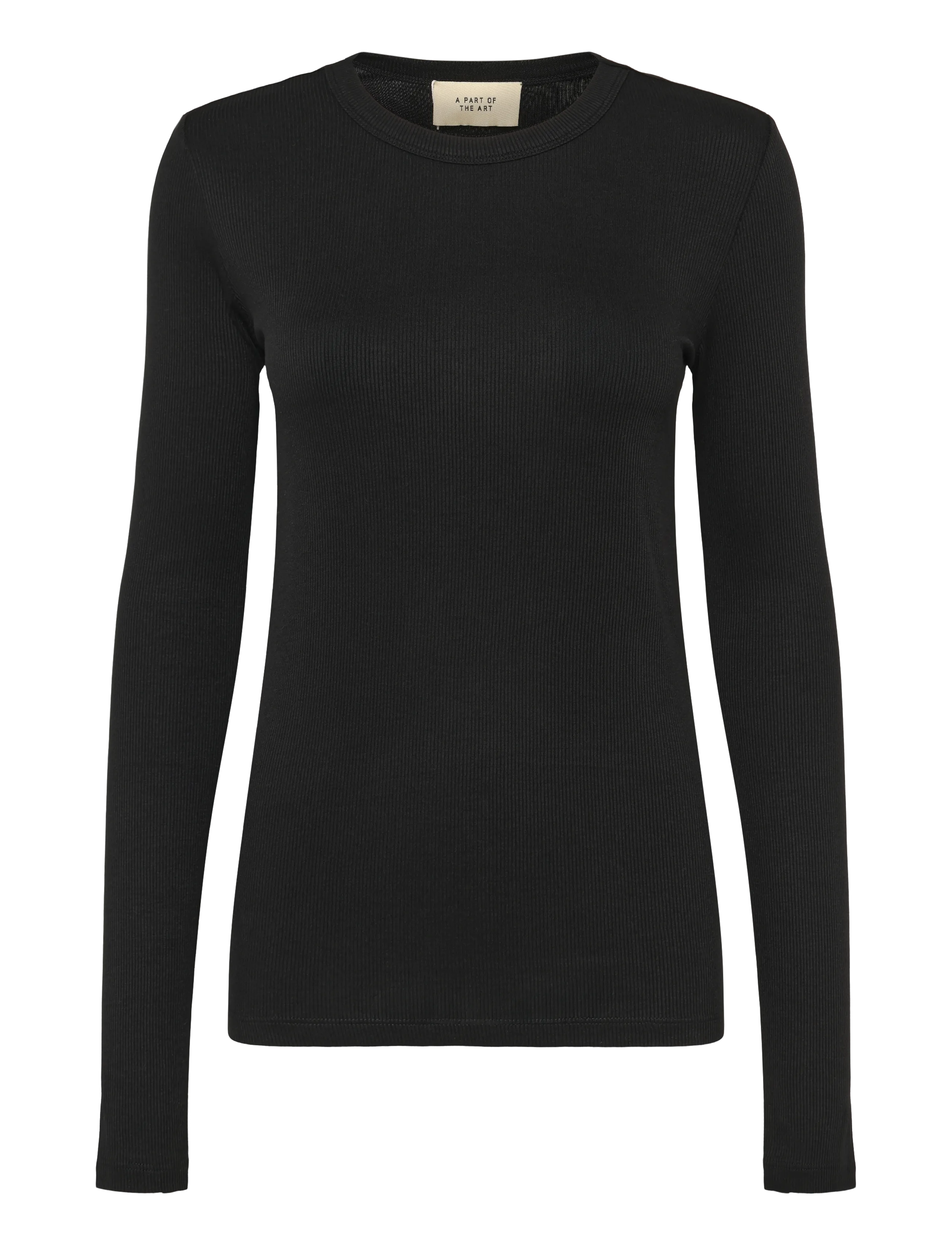 A Part Of The Art BASIC LS - Långärmade toppar - BLACK / black